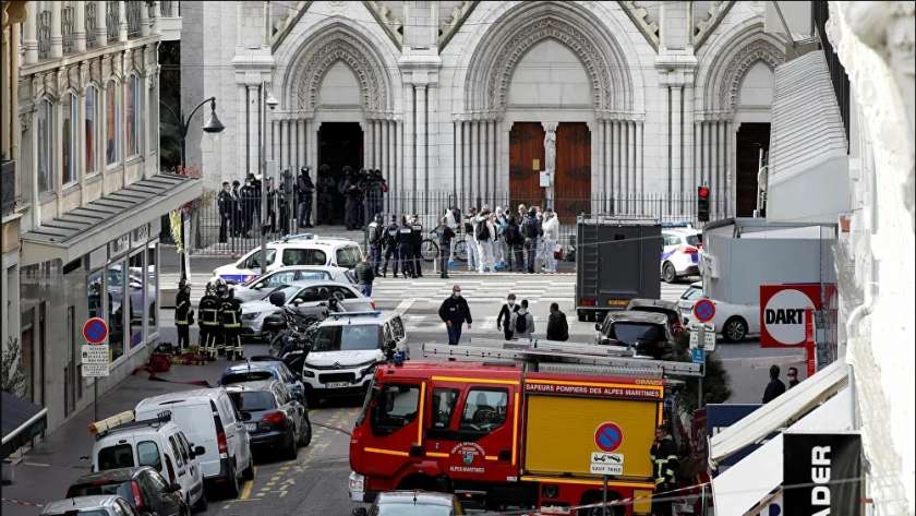 موقع هجوم نيس الإرهابي بفرنسا