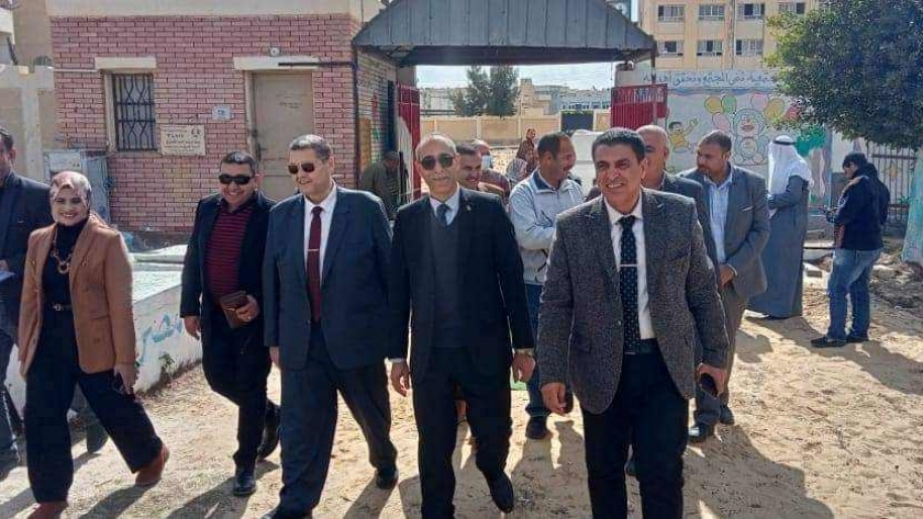 زيارة مندوب الوزارة لشمال سيناء