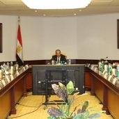 صورة من اجتماع عمرو طلعت بالمجلس الإعلي السيبراني