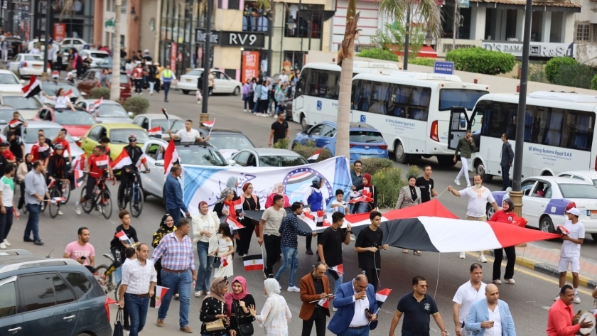 مسيرات تأييد في بورسعيد