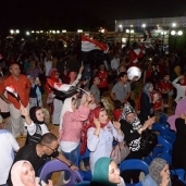 جانب من احتفالات المصريين بالصعود لكأس العالم