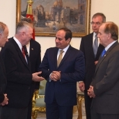 الرئيس عبد الفتاح السيسى مع وفد من الكونجرس الامريكى
