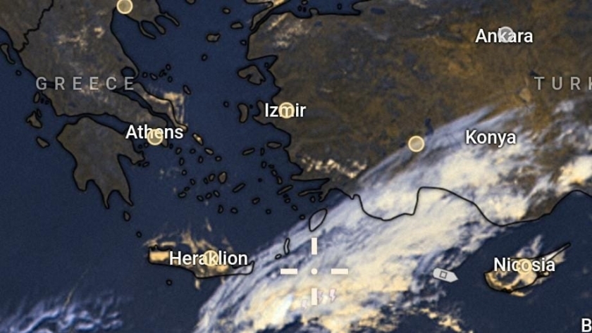 خريطة بالمدن المتأثرة بالعاصفة دانيال