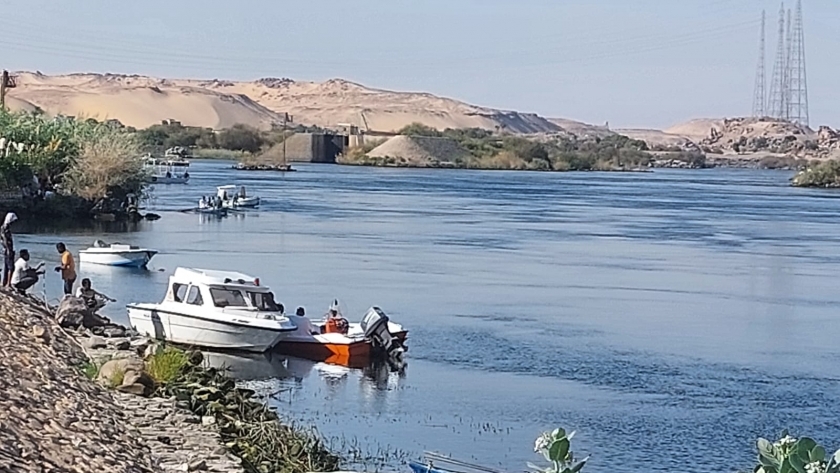 غرق 3 مواطنين في النيل بأسوان