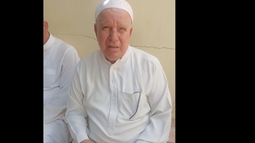 عمر الشبراوي والد الرائد أحمد الشبراوي شهيد القوات المسلحة الباسلة في معركة البرث