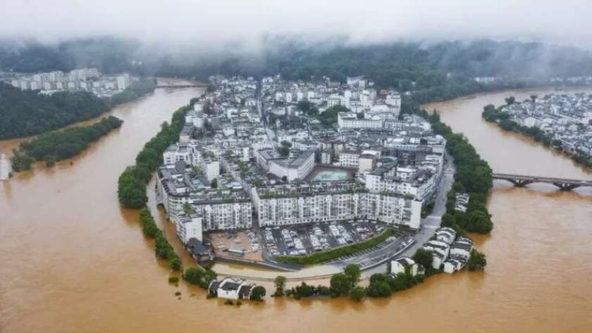 فيضانات سابقة فى الصين