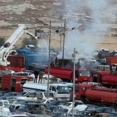 حريق جمرك عمان