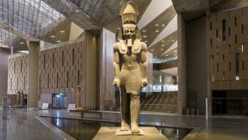تمثال رمسيس الثاني من المتحف المصري الكبير
