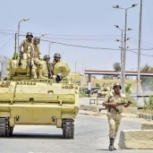 قوات مكافحة الإرهاب تواصل انتشارها فى سيناء