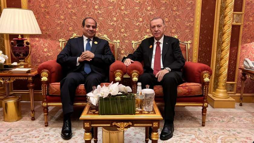 لقاء الرئيس السيسي والرئيس التركي