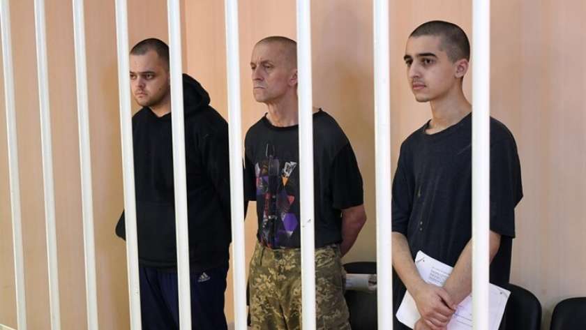المرتزقة الثلاثة المحكوم عليهم بالإعدام في دونتسيك