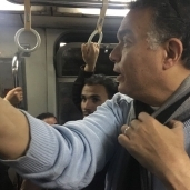 وزير النقل يتفقد محطات مترو الأنفاق صورة أرشيفية