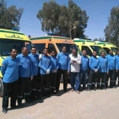 مرفق الاسعاف بالوادي الجديد يدفع ب74 سيارة إسعاف لتأمين لجان الاستفتاء علي الدستور