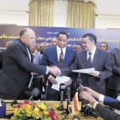وزراء خارجية مصر والسودان وإثيوبيا يوقعون على وثيقة حل خلافات سد النهضة «صورة أرشيفية»
