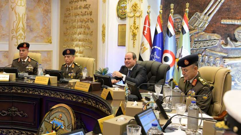 الرئيس السيسي يشهد اختبارات الكليات العسكرية