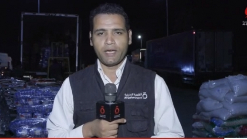 رمضان المطعني موفد قناة القاهرة الإخبارية إلى مدينة العريش