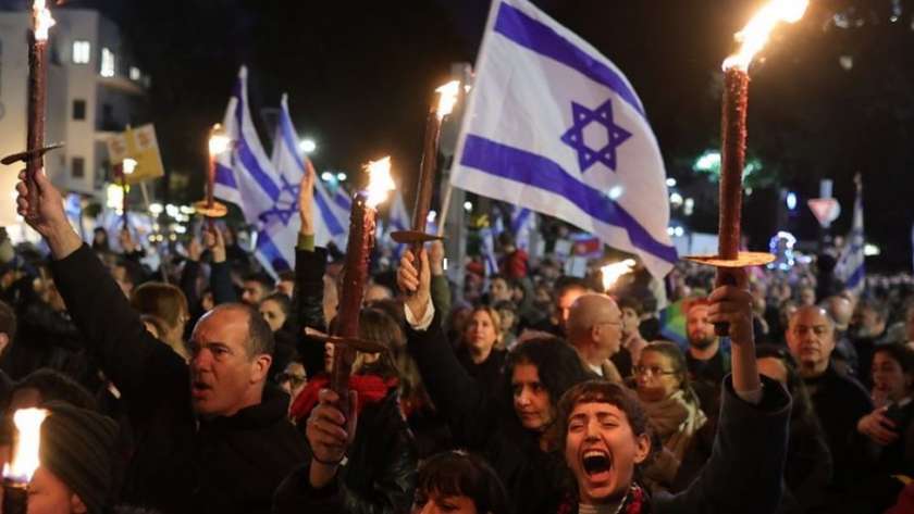 تظاهرات في تل أبيب