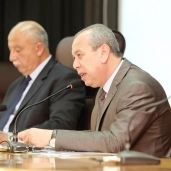 محافظ كفر الشيخ خلال جلسة المجلس التنفيذى للمحافظة