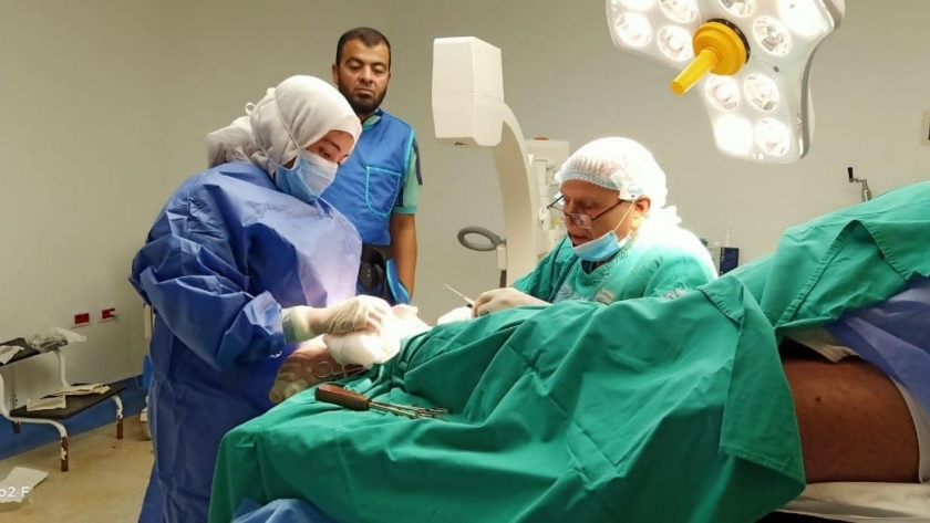 عملية جراحية بمستشفى النجيلة