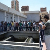 طلاب هندسة الزقازيق يزرون محطة مياه للتعرف على أساليب الترشيد