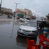 أمطار على مدينة العلمين بمطروح