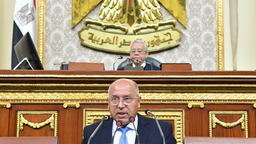 وزير النقل خلال الجلسة العامة لمجلس النواب
