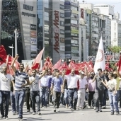 جانب من المظاهرات المؤيدة للرئيس التركى 