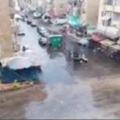 هطول الأمطار بغزارة في دمياط