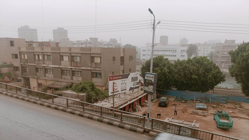 أمطار تضرب محافظة المنيا