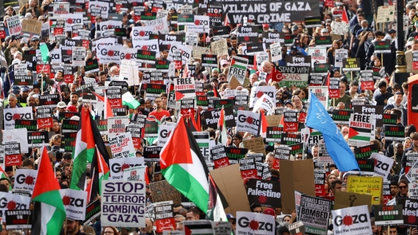 مظاهرات غربية متزايدة دعما لغزة والقضية الفلسطينية