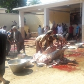 صورة أرشيفية-ذبح الأضحية بالمجارز الحكومية في الفيوم