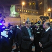مدير أمن القاهرة يتفقد إجراءات تأمين الكنائس