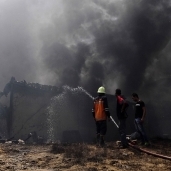حريق مصنع ببرج العرب غرب الإسكندرية