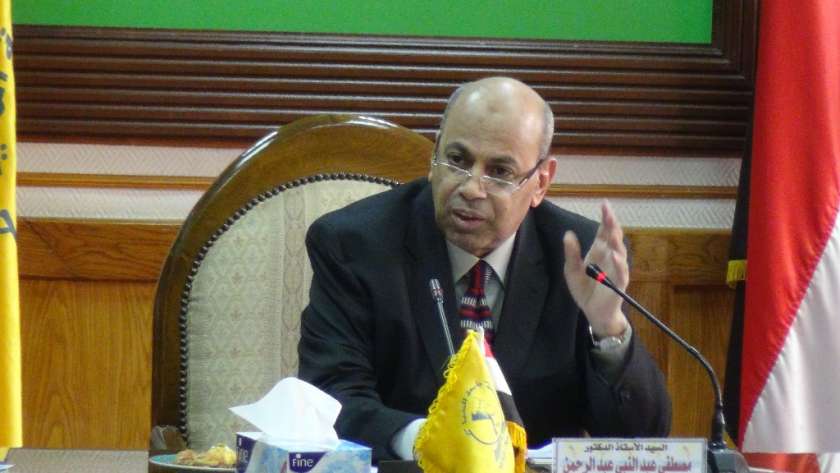 الدكتور مصطفى عبدالنبي.. رئيس جامعة المنيا