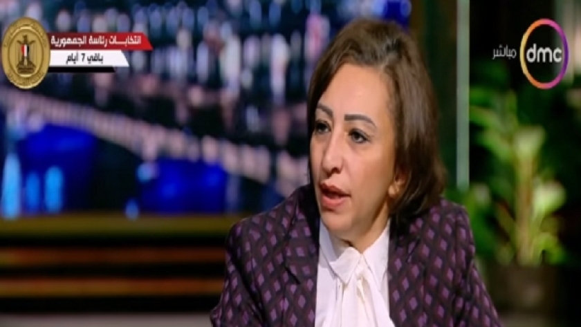 النائبة مها عبد الناصر عضو مجلس النواب عن الحزب المصري الديمقراطي