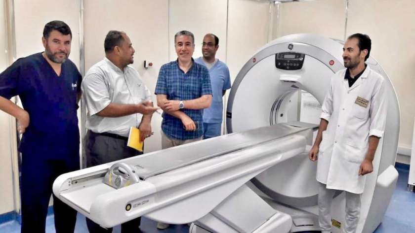 تشغيل أول جهاز للأشعة المقطعية في مستشفى رأس الحكمة