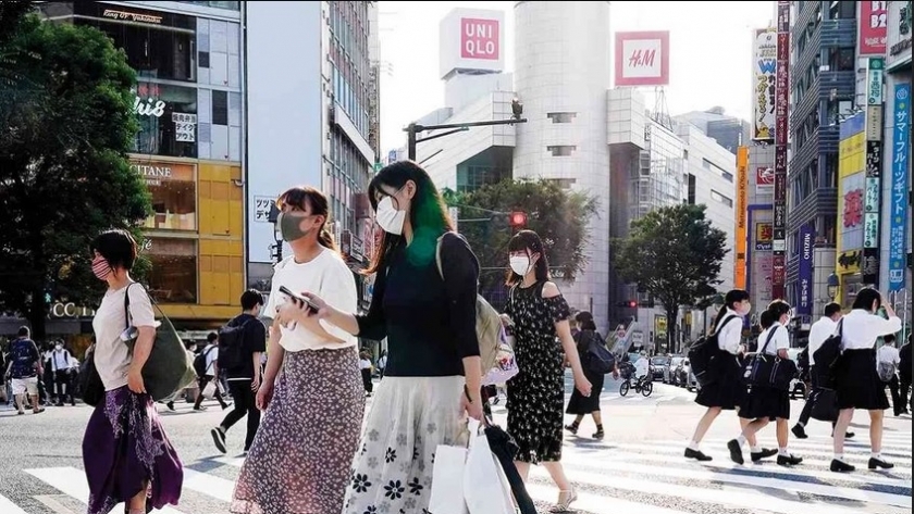 الإجراءات الاحترازية في شوارع اليابان