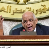 علي عبدالعال رئيس مجلس النواب خلال الجلسة