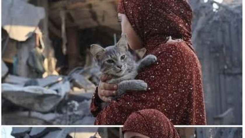 فتاة فلسطينية تحمل قصتها