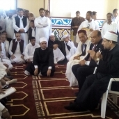 وزير الاوقاف ومحافظ مطروح خلال افتتاح مسجد ابوبكر الصديق