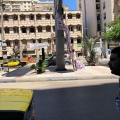 حملة لإزالة الاعلانات المخالفة بـ"سموحة" شرق الإسكندرية