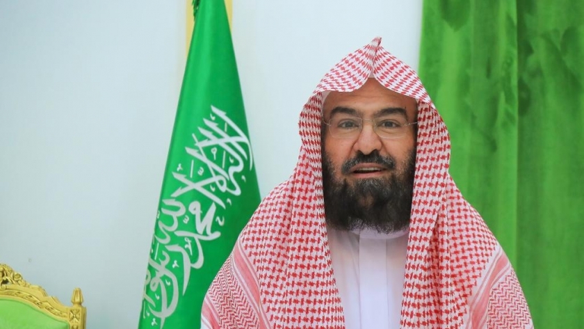الشيخ عبدالرحمن السديس رئيس الشؤون الدينية للمسجد الحرام والمسجد النبوي
