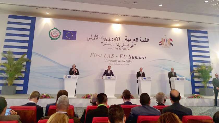 رئيس المفوضية الأوروبية قمة شرم الشيخ يدل على دور مصر فى المنطقة