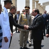 السيسي يشارك في تشييع جنازة قائد المنطقة الشمالية العسكرية