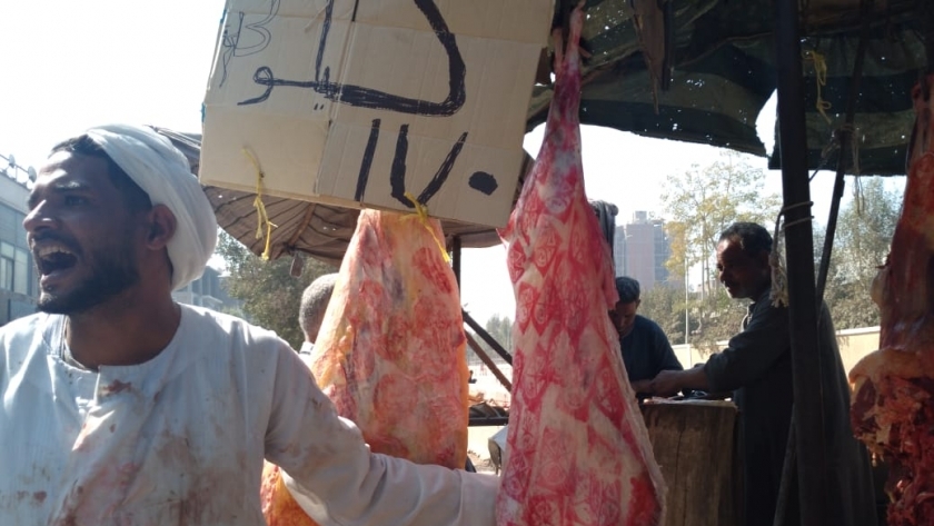 اللحوم في شادر قوص لبيع  اللحوم
