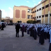 بالصور|274مدرسة تستقبل طلاب كفر الشيخ وسط تواجد أمنى وكلمات عن الانتماء