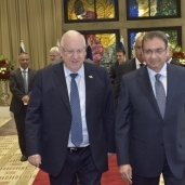 السفير المصري لدى اسرائيل خلال تقديم أوراق اعتماده رسميًا