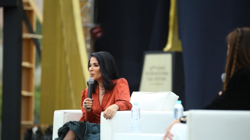 ندوة منى زكي خلال فعاليات مهرجان القاهرة السينمائي