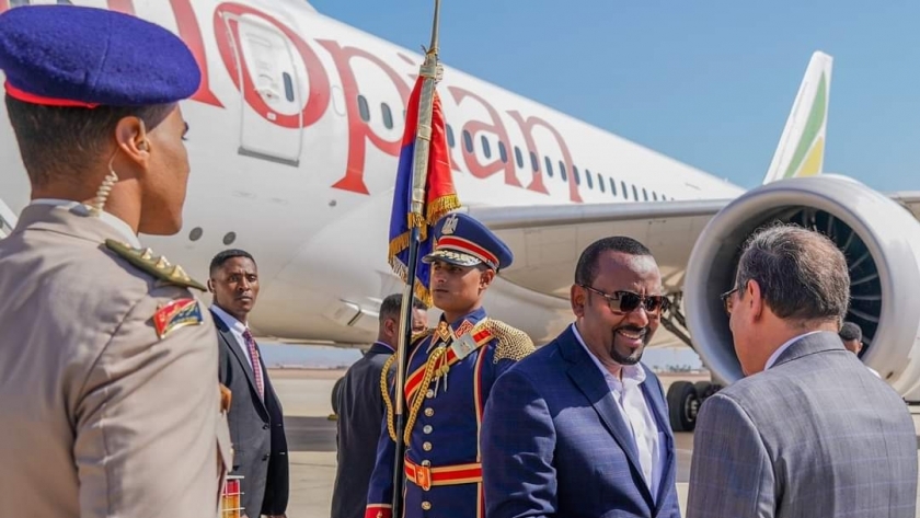 وزير البترول يستقبل رئيس الوزراء الأثيوبي شرم الشيخ