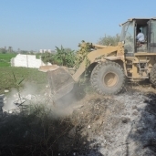 صورة حملة إزالة تعديات على أراض زراعية بجردو ومطول في الفيوم